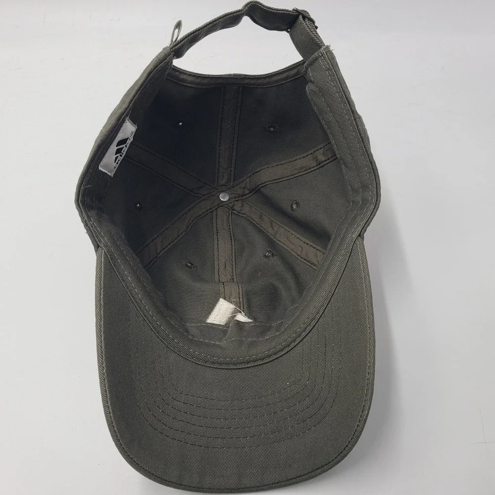 Youth Adidas Hat Strapback Green White Embroidered Logo Casual Cotton Sports Boy